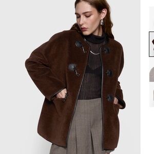 Rebecca Minkoff Dark Brown Teddy Jacket